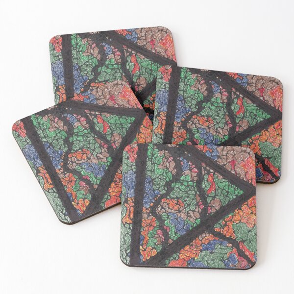 Item preview, triangle figure in neuro art designed and sold by StudioByPetra.