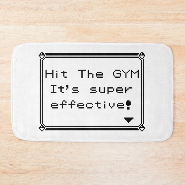 Item preview, Hit The GYM It's super effective! designed and sold by GeekLook.