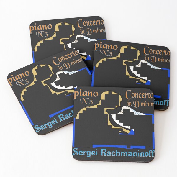 Item preview,  AMAZING ABSTRACT MINIMALIST PORTRAIT OF SERGEI RACHMANINOFF PIANIST MUSICIAN COMPOSER CONDUCTOR - CLASSICAL MUSIC SCORE - PIANO CONCERTO N°3 IN D MINOR designed and sold by Ralek.