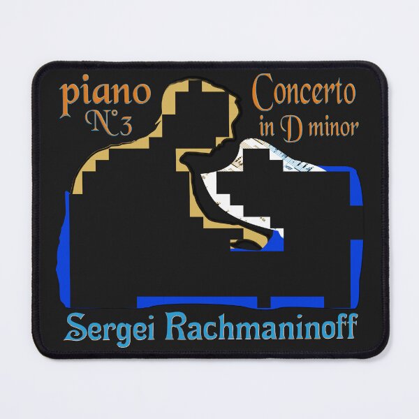 Item preview, AMAZING ABSTRACT MINIMALIST PORTRAIT OF SERGEI RACHMANINOFF PIANIST MUSICIAN COMPOSER CONDUCTOR - CLASSICAL MUSIC SCORE - PIANO CONCERTO N°3 IN D MINOR designed and sold by Ralek.
