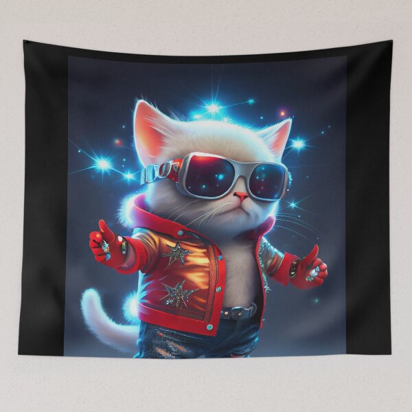 Item preview, Cute Space Cat - Anime Art design designed and sold by AlNoah.