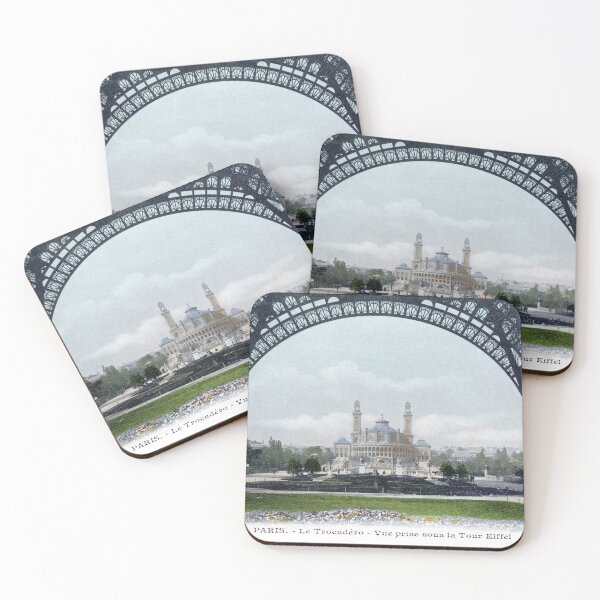 Item preview, 1908 The Trocadero and Eiffel Tower, Paris France designed and sold by historicimage.