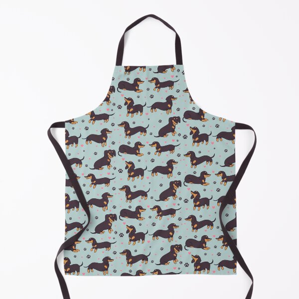 Item preview, Dachshund sticker pack - a cute cartoon dachshund dog illustration pattern for dachshund owners designed and sold by Yarafantasyart.