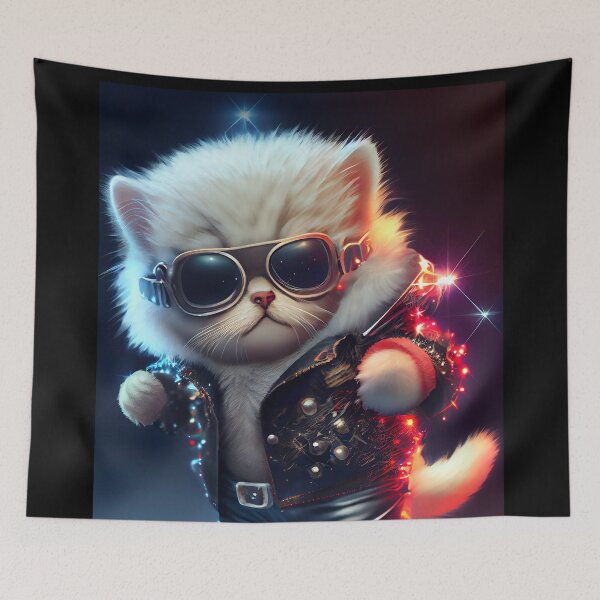 Item preview, Cute Space Cat - Anime Art design designed and sold by AlNoah.