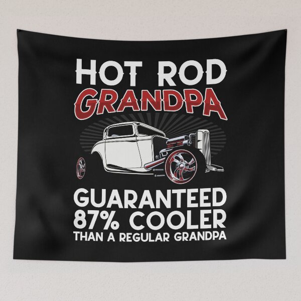 Item preview, Vintage Hot Rod Grandpa Guaranteed 87% Cooler Classic Car designed and sold by abulfaruque.