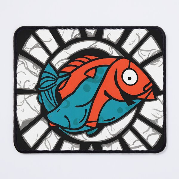 Item preview, Fish logo, geometric, vector, symmetrical, minimalism designed and sold by DrawItOnce.