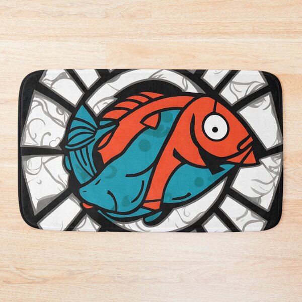 Item preview, Fish logo, geometric, vector, symmetrical, minimalism designed and sold by DrawItOnce.