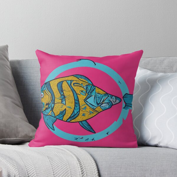 Artikelvorschau, Fish logo, geometric, vector, symmetrical, minimalism entworfen und verkauft von DrawItOnce.