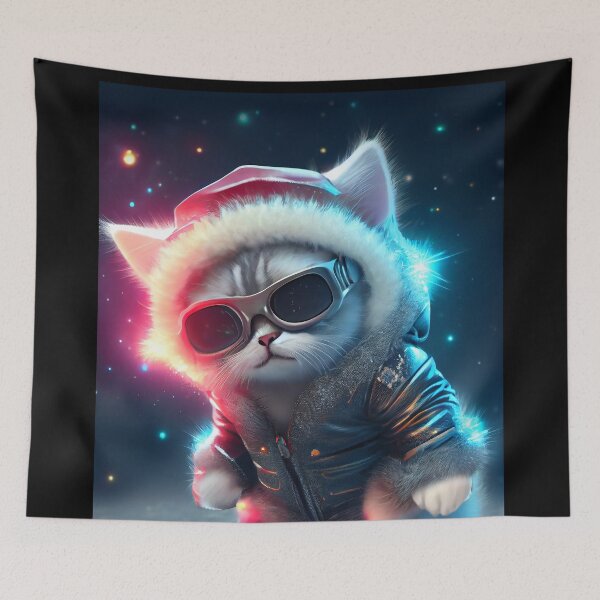 Item preview, Cute Space Cat - Anime Art design designed and sold by AlNoah.