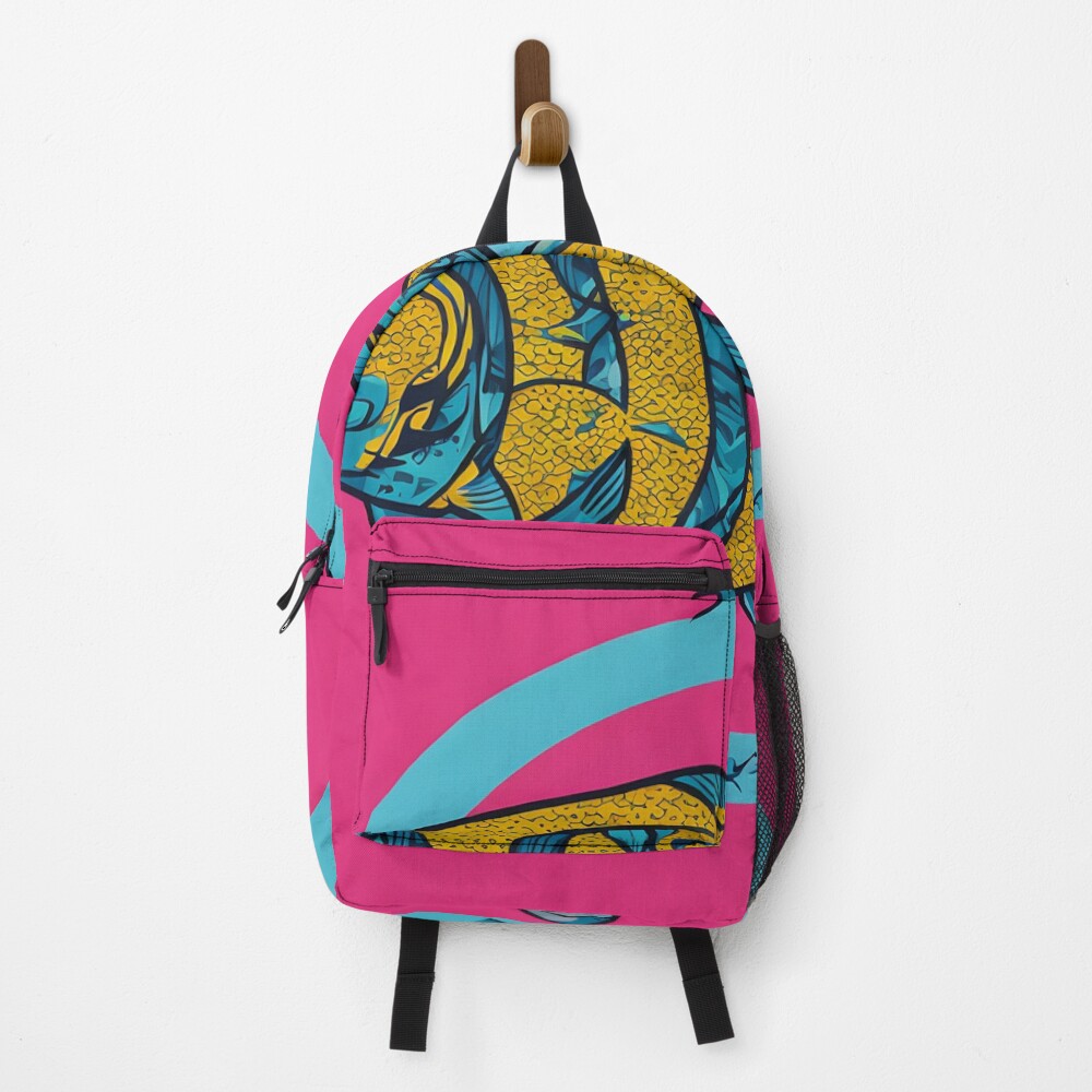 Vista previa del artículo con la obra «Mochila», diseñado y vendido por DrawItOnce.