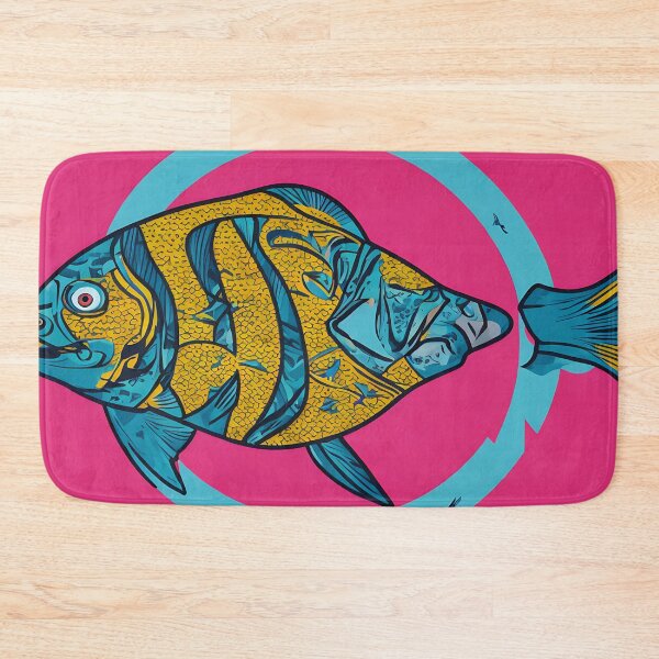 Item preview, Fish logo, geometric, vector, symmetrical, minimalism designed and sold by DrawItOnce.