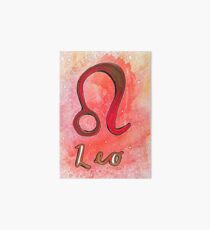 Leo, astrology, zodiac, star sign, horoscope Art Board Print