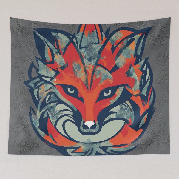 Item preview, Fox logo, geometric, vector, symmetrical, minimalism designed and sold by DrawItOnce.