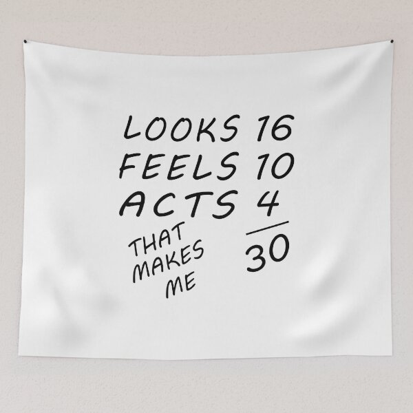 Item preview, Funny 30th Birthday black designed and sold by franktact.