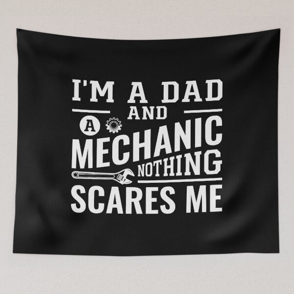 Item preview, I'm A Dad and A Mechanic Nothing Scares Me Funny Car Garage Mechanic designed and sold by abulfaruque.