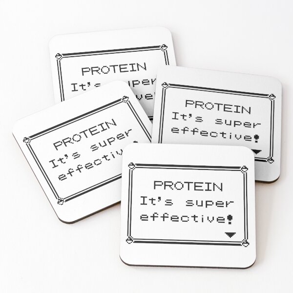 Item preview, Protein It's super effective! designed and sold by GeekLook.