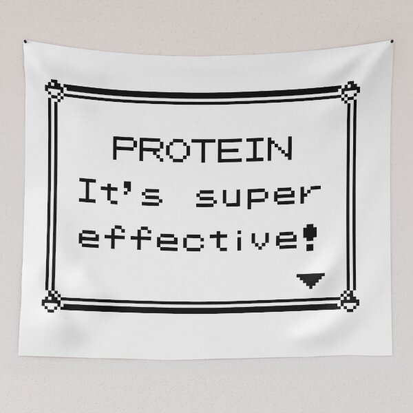 Item preview, Protein It's super effective! designed and sold by GeekLook.
