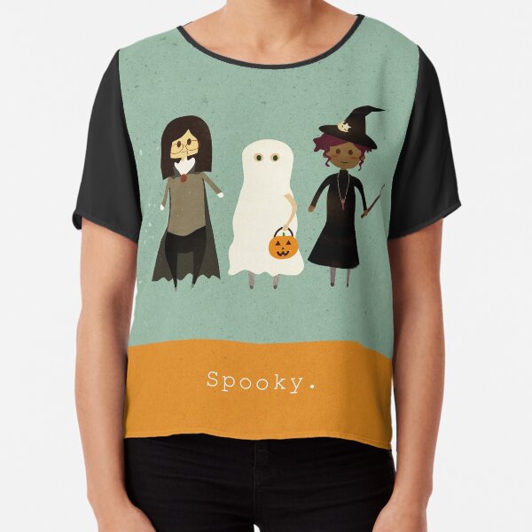 Spooky Chiffon Top