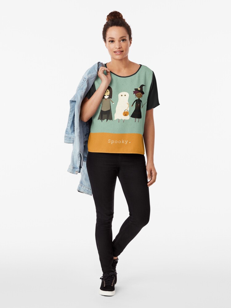 Alternate view of Spooky Chiffon Top