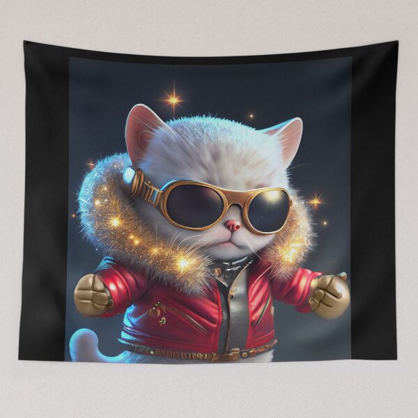 Item preview, Cute Space Cat - Anime Art design designed and sold by AlNoah.