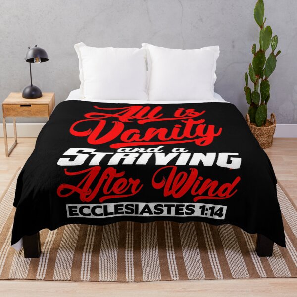Item preview, All Is Vanity And A Striving After Wind - Ecclesiastes 1:14 designed and sold by plushism.