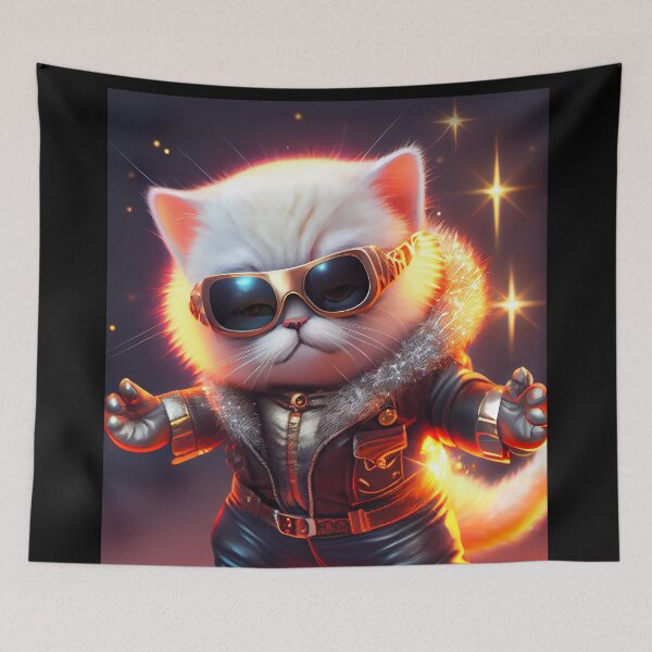 Item preview, Cute Space Cat - Anime Art design designed and sold by AlNoah.