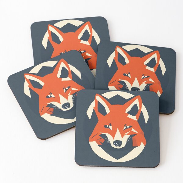 Artikelvorschau, Fox logo, geometric, vector, symmetrical, minimalism entworfen und verkauft von DrawItOnce.
