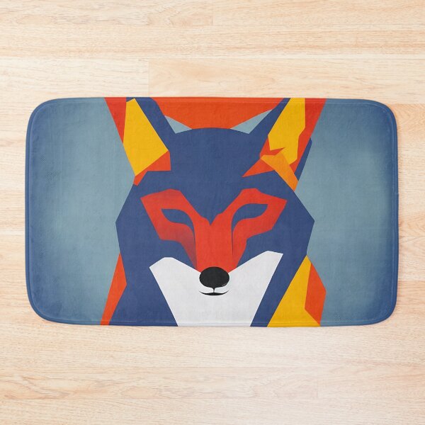 Artikelvorschau, Fox logo, geometric, vector, symmetrical, minimalism entworfen und verkauft von DrawItOnce.