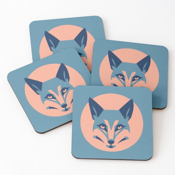 Item preview, Fox logo, geometric, vector, symmetrical, minimalism designed and sold by DrawItOnce.
