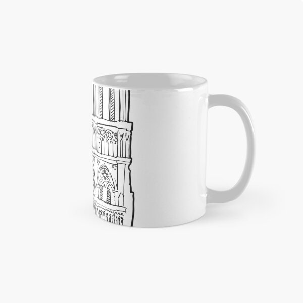 Item preview, Ilustración de fachada de Notre Dame. designed and sold by hebstreit.