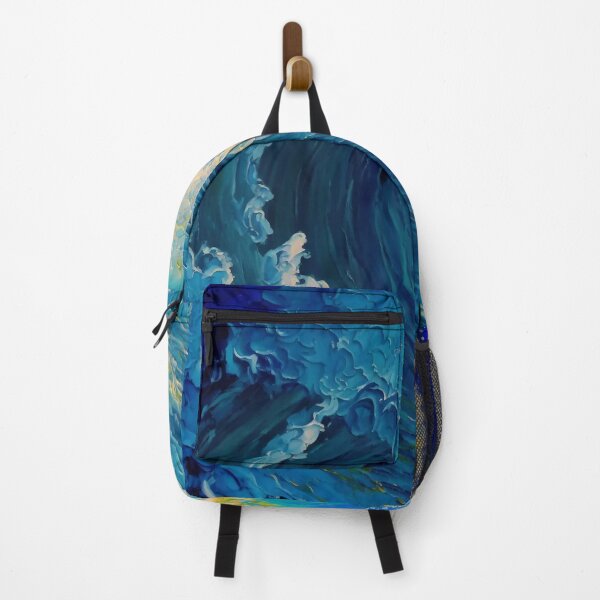 Item preview, Big Nazaré Wave - Oil Painting Van Gogh Style designed and sold by Mitch-Angelo.
