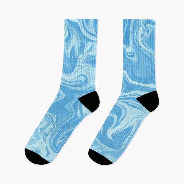 Item preview,  Marble Liquid Pattern Blue Watercolor Palette 8 designed and sold by Janzay.