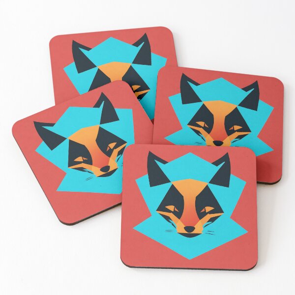 Artikelvorschau, Fox logo, geometric, vector, symmetrical, minimalism entworfen und verkauft von DrawItOnce.