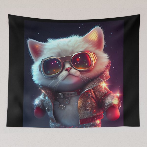 Item preview, Cute Space Cat - Anime Art design designed and sold by AlNoah.