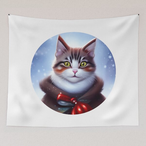 Item preview, Meowy Catmas designed and sold by ArtificialCraft.
