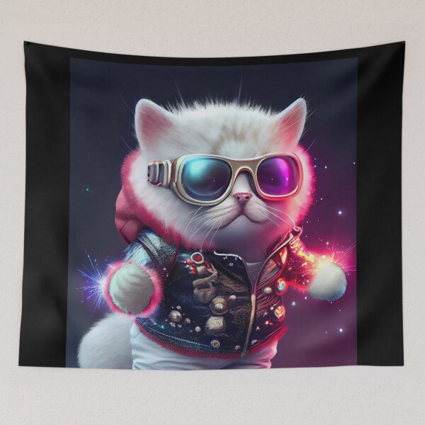 Item preview, Cute Space Cat - Anime Art design designed and sold by AlNoah.