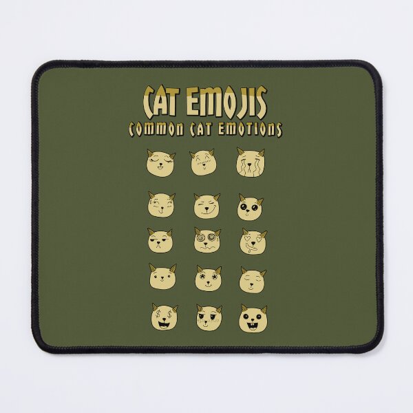 Item preview, Cat emojis (#01) designed and sold by SolidEarthArt.