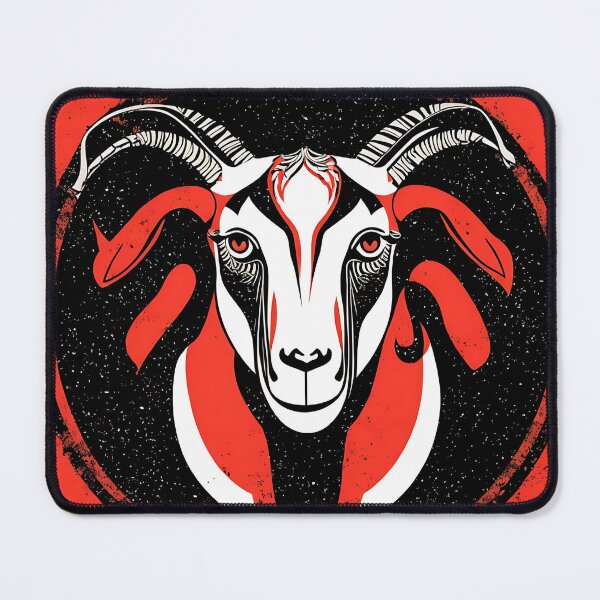 Artikelvorschau, Goat logo, geometric, vector, symmetrical, minimalism entworfen und verkauft von DrawItOnce.