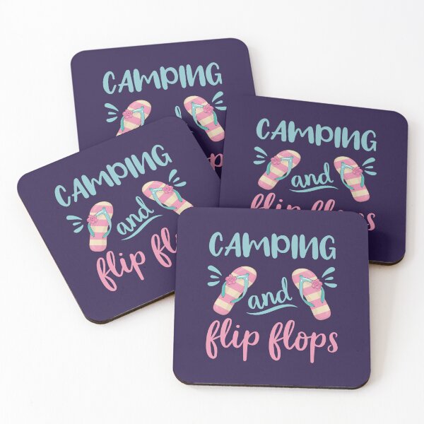 Item preview, Camping and Flip Flops designed and sold by jaygo.