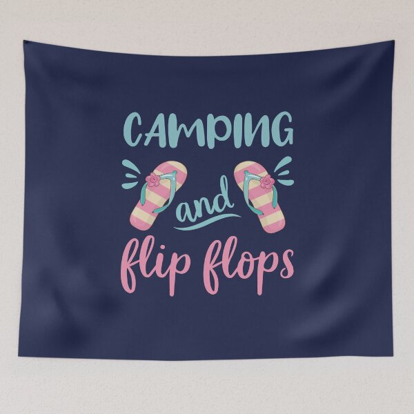 Item preview, Camping and Flip Flops designed and sold by jaygo.