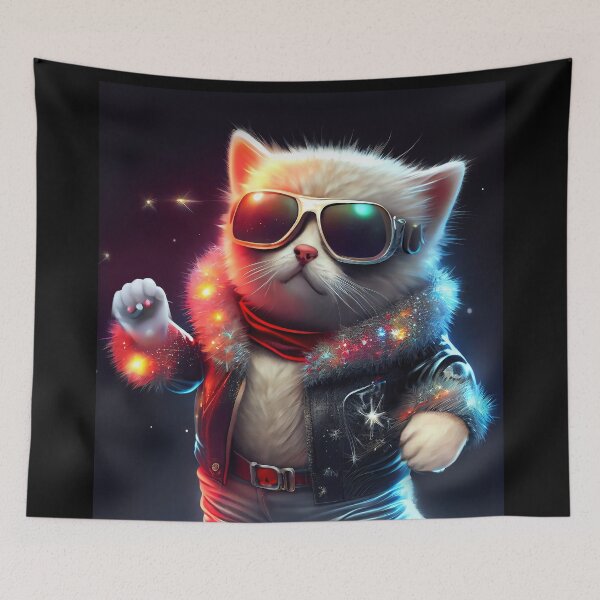 Item preview, Cute Space Cat - Anime Art design designed and sold by AlNoah.