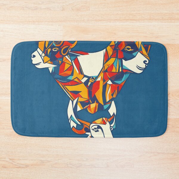 Artikelvorschau, Goat logo, geometric, vector, symmetrical, minimalism entworfen und verkauft von DrawItOnce.