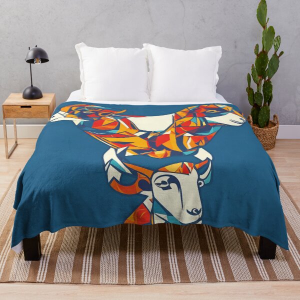 Artikelvorschau, Goat logo, geometric, vector, symmetrical, minimalism entworfen und verkauft von DrawItOnce.