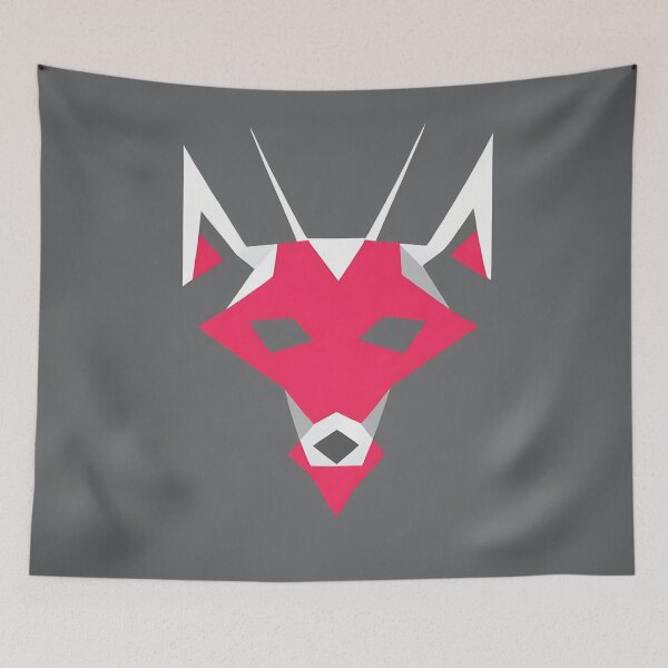 Item preview, Jackal logo, geometric, vector, symmetrical, minimalism designed and sold by DrawItOnce.