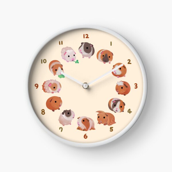 Guinea pig day - bright Clock