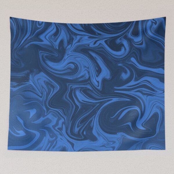 Item preview, Marble Liquid Pattern Blue Watercolor Palette 12 designed and sold by Janzay.