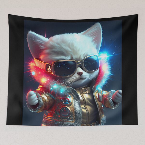 Item preview, Cute Space Cat - Anime Art design designed and sold by AlNoah.
