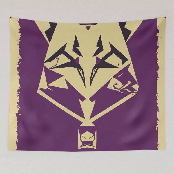 Artikelvorschau, Jackal logo, geometric, vector, symmetrical, minimalism entworfen und verkauft von DrawItOnce.