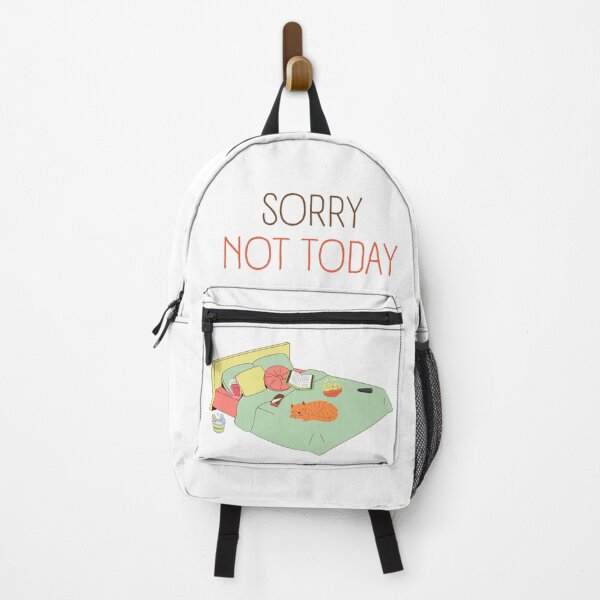 Item preview, Sorry Not Today Bed Cat Book and Snacks designed and sold by trendingatees.