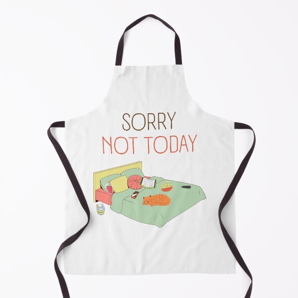 Item preview, Sorry Not Today Bed Cat Book and Snacks designed and sold by trendingatees.